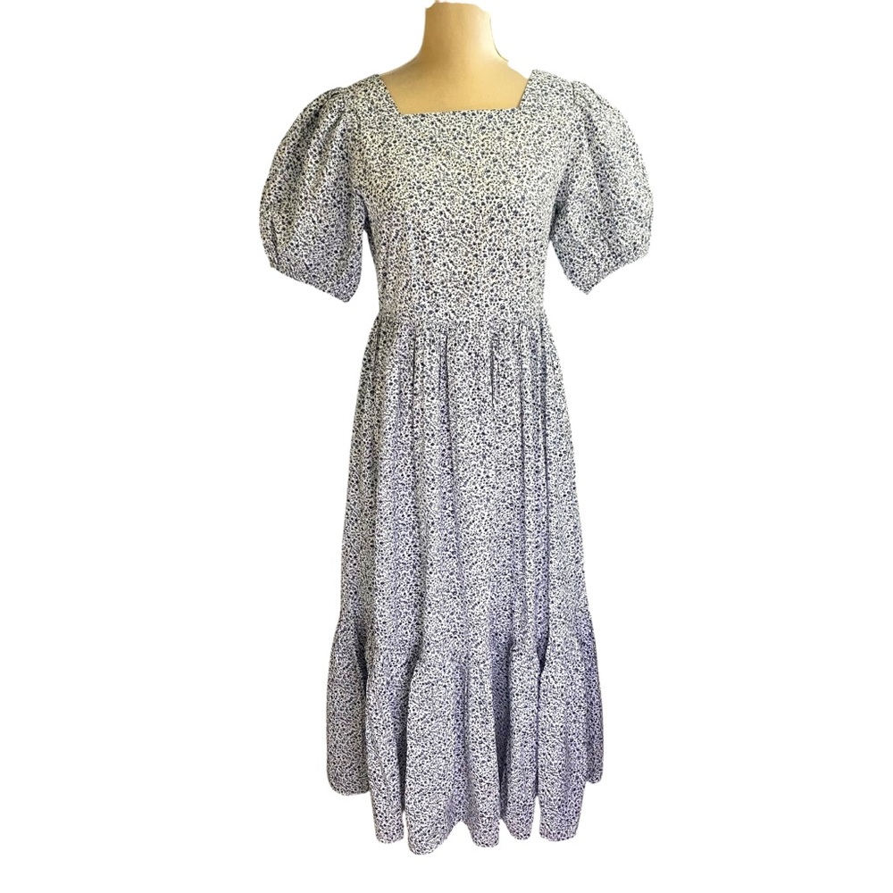 Doen Dune Dress in Navy Champignon Floral NWT Small - Picture 2 of 13